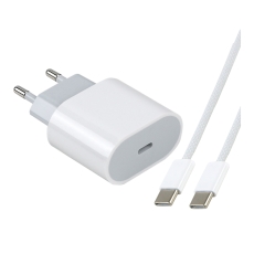 Купить Сетевое Зарядное Устройство For IP PD20W 16 Pro Max+Type-C to Type-C 1:1