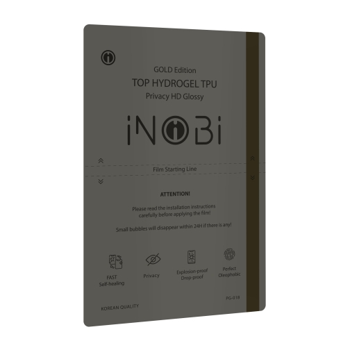 Купити Гідрогель плівка iNobi GOLD PG-018 Korean / 25 штук (глянцева приватна), 2