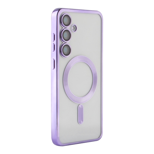 Купить Чехол TPU Metallic Full Camera with Magsafe для Samsung Galaxy S25 5G (S931), 16