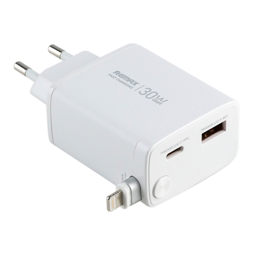 Купить Сетевое Зарядное Устройство Remax U02-AC30Wi Gan, 3