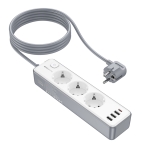 Купить Сетевой Удлинитель Borofone BAC9 (PD20W/1C3A)(EU)(L=2M), 4