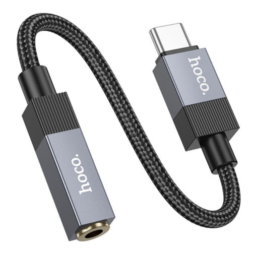 Купити Кабель Aux Hoco UPA32C Type-C (Male) to Aux 3.5mm (Female) 15cm, 4