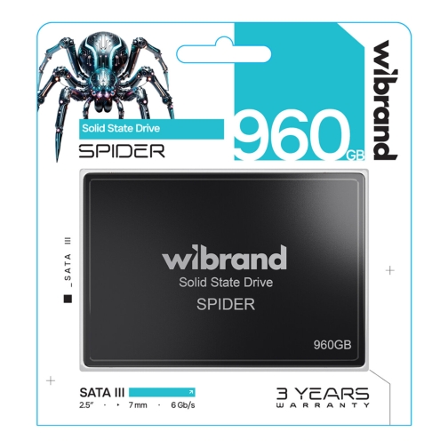 Купить SSD Диск Wibrand Spider 480GB 2.5" 7mm SATAIII Standard