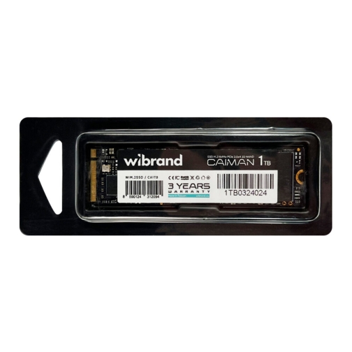 Купить SSD M.2 Диск Wibrand Caiman 1TB NVMe 2280 PCIe 3.0 3D NAND