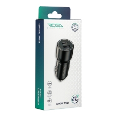 Купити Автомобільний Зарядний Пристрій Ridea RCC-47110 QPow Pro 1USB/1USB-C PD/QC 47.5W