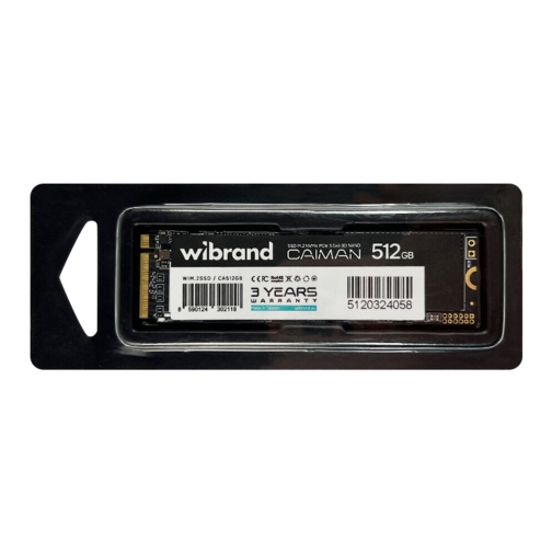 Купити SSD M.2 Диск Wibrand Caiman 512GB NVMe 2280 PCIe 3.0 3D NAND
