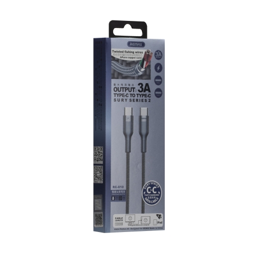 Купить USB Remax RC-010 Sury 2 PD Type-C to Type-C, 4