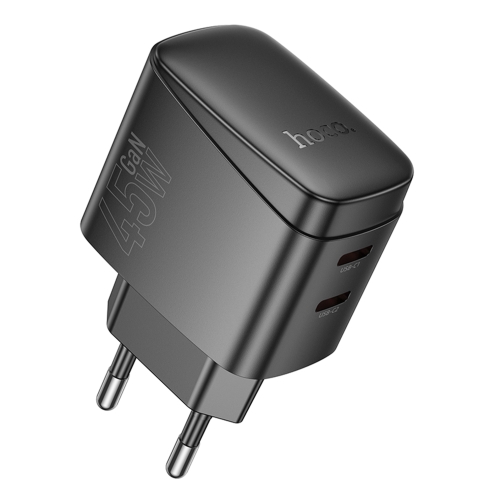 Купити Мережевий Зарядний Пристрій Hoco CS62A 2USB-C PD/QC 45W GAN