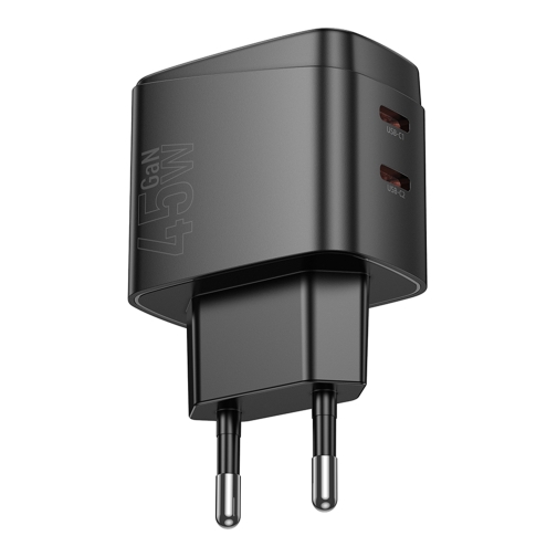 Купити Мережевий Зарядний Пристрій Hoco CS62A 2USB-C PD/QC 45W GAN, 6