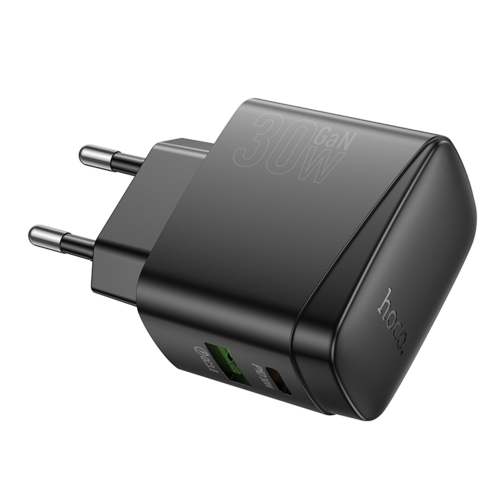 Мережевий Зарядний Пристрій Hoco CS61A 1USB/1USB-C PD/QC 30W GAN превью 4