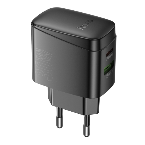 Купити Мережевий Зарядний Пристрій Hoco CS61A 1USB/1USB-C PD/QC 30W GAN, 5