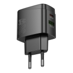 Купити Мережевий Зарядний Пристрій Hoco CS61A 1USB/1USB-C PD/QC 30W GAN, 6