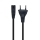Купити Мережевий шнур C7/F 2pin 1.5m Чорний
