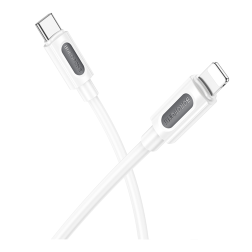 Кабель USB Borofone BX114 Silicone Type-C to Lightning PD27W превью 5