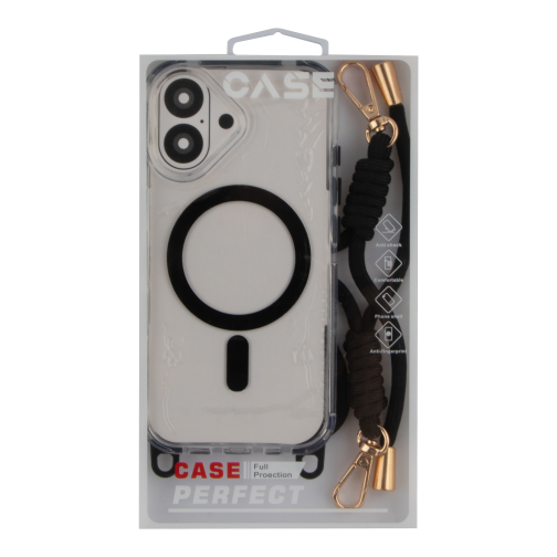 Чохол TPU+PC LanyardCase with MagSafe для iPhone 16 превью 2