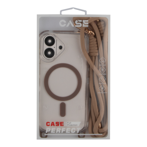 Чохол TPU+PC LanyardCase with MagSafe для iPhone 16 превью 3