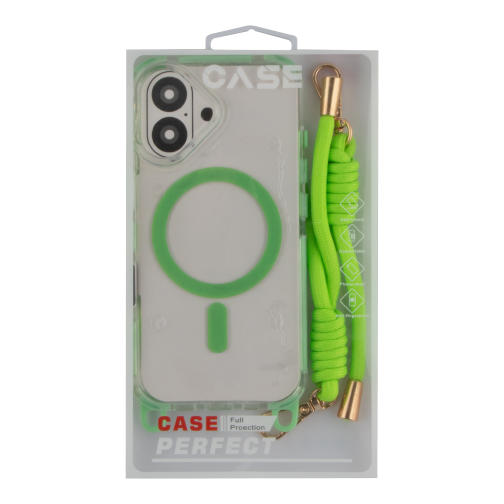Чохол TPU+PC LanyardCase with MagSafe для iPhone 16 превью 4