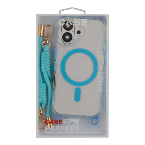 Чохол TPU+PC LanyardCase with MagSafe для iPhone 16 превью 7
