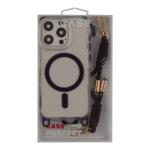 Чохол TPU+PC LanyardCase with MagSafe для iPhone 16 Pro Max превью 3