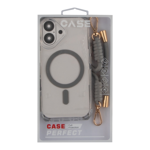 Купити Чохол TPU+PC LanyardCase with MagSafe для iPhone 16, 8