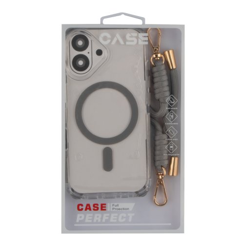 Чохол TPU+PC LanyardCase with MagSafe для iPhone 16 превью 8