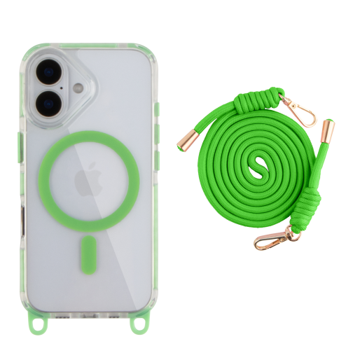 Чохол TPU+PC LanyardCase with MagSafe для iPhone 16 превью 12