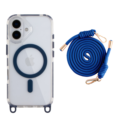 Чохол TPU+PC LanyardCase with MagSafe для iPhone 16 превью 13