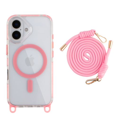 Чохол TPU+PC LanyardCase with MagSafe для iPhone 16 превью 14