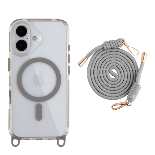 Чохол TPU+PC LanyardCase with MagSafe для iPhone 16 превью 15