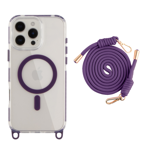 Чохол TPU+PC LanyardCase with MagSafe для iPhone 16 Pro Max превью 13