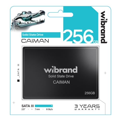 Купить SSD Диск Wibrand Caiman 256GB 2.5" 7mm SATAIII Standard