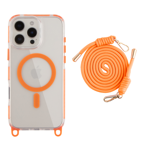 Чохол TPU+PC LanyardCase with MagSafe для iPhone 16 Pro Max превью 16