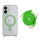 Купити Чохол TPU+PC LanyardCase with MagSafe для iPhone 16 Fluorescent Green