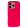 Купить Чехол Glow Silicone Case with Magsafe для iPhone 16 Pro Hot pink