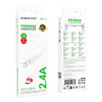 Купити Кабель USB Borofone BX110 Micro 2.4A, 2