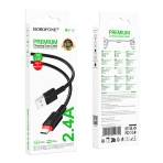 Купити Кабель USB Borofone BX110 Micro 2.4A, 3