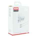 Купить Сетевое Зарядное Устройство XO L102 EU Dual type-C port 35W Type-C to Type-C Мятая упаковка