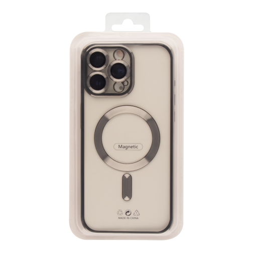Купити Чохол TPU Metallic Full Camera with Magsafe для iPhone 16 Pro Max, 11