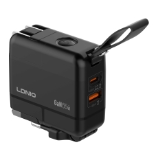 Купити Мережевий Зарядний Пристрій LDNIO Q2618 1USB/1USB-C GAN PD65W+Type-C to Type-C Купити Мережевий Зарядний Пристрій LDNIO Q2618 1USB/1USB-C GAN PD65W+Type-C to Type-C