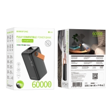 Купити Універсальна Мобільна Батарея Power Bank Borofone BJ66B Magnifico 22.5W+PD20 60000 mAh Купити Універсальна Мобільна Батарея Power Bank Borofone BJ66B Magnifico 22.5W+PD20 60000 mAh