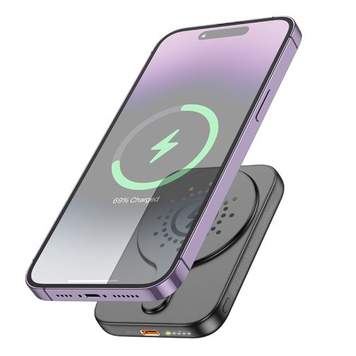 Купити Універсальна Мобільна Батарея Power Bank Hoco J117 Esteem PD20W magnetic 5000mAh, 3