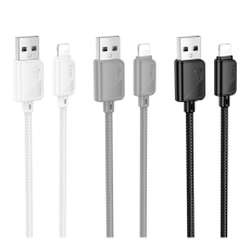 Купити Кабель USB Hoco X113 Lightning 2.4A Купити Кабель USB Hoco X113 Lightning 2.4A