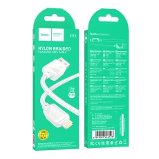 Купити Кабель USB Hoco X113 Lightning 2.4A Купити Кабель USB Hoco X113 Lightning 2.4A