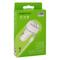 Купити Автомобільний Зарядний Пристрій Borofone BZ14 Type-C 2USB 2.4A Купити Автомобільний Зарядний Пристрій Borofone BZ14 Type-C 2USB 2.4A