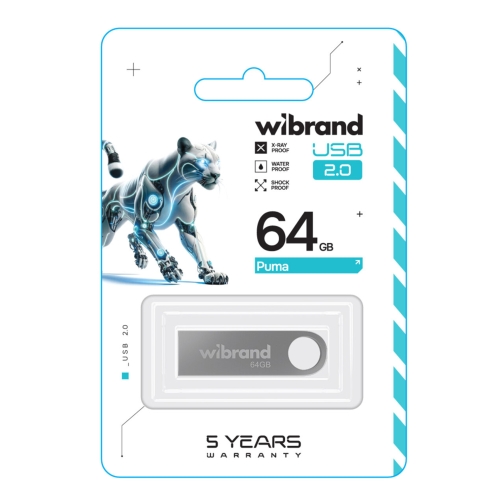 Купити USB флеш-накопичувач Wibrand 64gb Puma