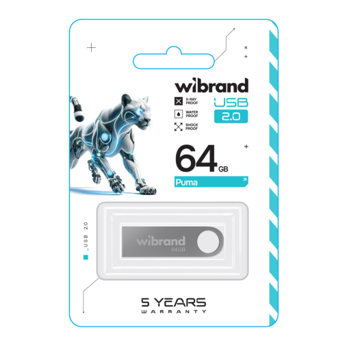 USB флеш-накопичувач Wibrand 64gb Puma