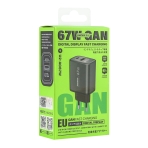 Купити Мережевий Зарядний Пристрій Remax U2-AC67W Gan, 2