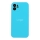 Купить Чехол Silicone Case Full Size with Frame для iPhone 12 16.Blue