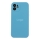 Купить Чехол Silicone Case Full Size with Frame для iPhone 12 24.Azure