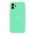 Купить Чехол Silicone Case Full Size with Frame для iPhone 12 47.Spearmint